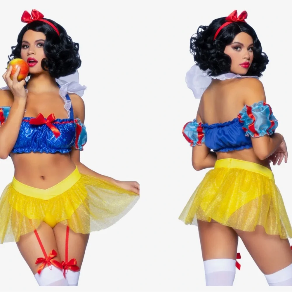 NEW Bad Apple Snow White Sexy Costume - Picture 1 of 3